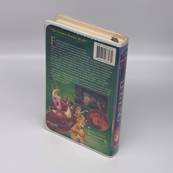 THE LION KING WALT DISNEY MASTERPIECE VHS - Picture 4 of 10